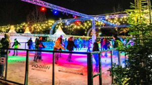 Schön war’s: die Eisbahn in Nagold. Auch  diesen  Winter will die Stadt das Freizeitangebot wieder finanziell  unterstützen. Foto: Thomas Fritsch